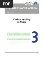 Carbon Trading in Africa