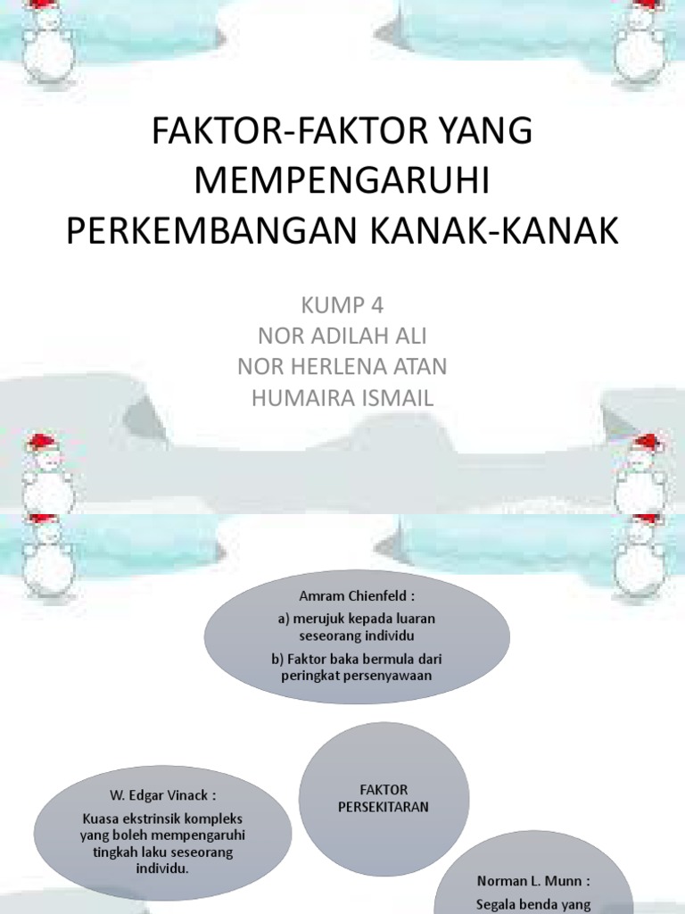Faktor Faktor Yang Mempengaruhi Perkembangan Kanak Kanak Pdf