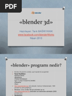 Blender 3 d Intro 2013