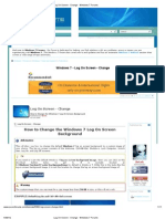 Log on Screen - Change - Windows 7 Forums