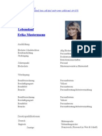 Erika Mustermann: Mein Lebenslauf auf lebenslauf-online.de