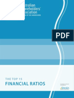 Top 15 Financial Ratios