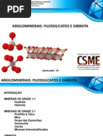 8 Argilominerais Filossilicatos e Gibbsita