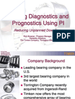 Bearing Diagnostics and Prognostics Using PI: Reducing Unplanned Downtime