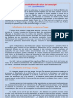 L'après Constitutionnalisation de Tamazight