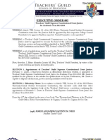 Executive Order 002 (Appointing The Teachers' Guild Supreme Constitutional Court Justice For Academic Year 2013-2014)