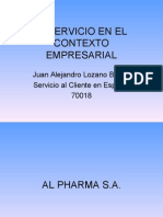 El SERVICIO EN EL CONTEXTO EMPRESARIAL