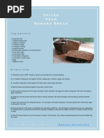 Download Spiced Pear Banana Bread Recipe by Banana Bread SN13718305 doc pdf