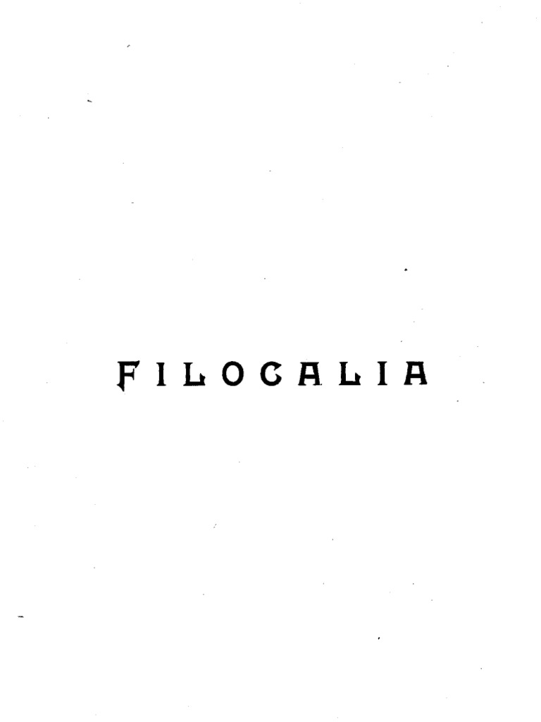 Filocalia Volume 4 Digital Document | PDF
