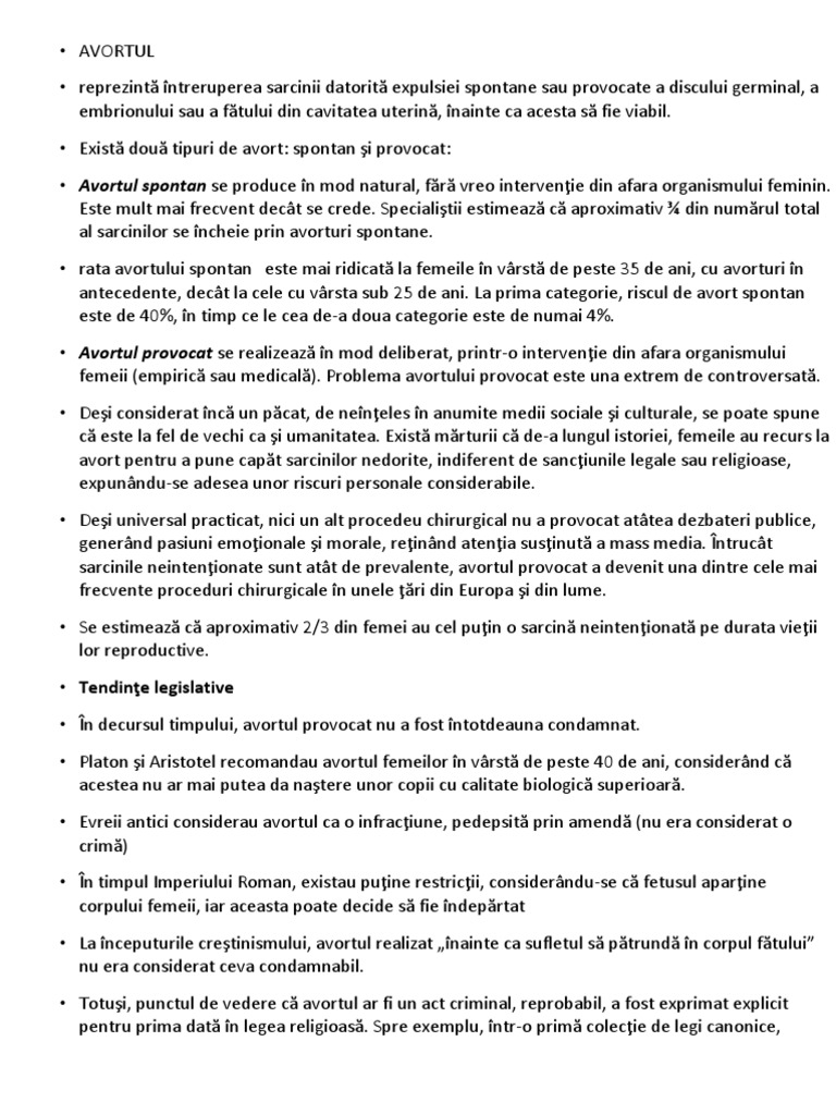 AVORTUL | PDF