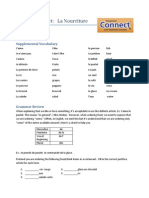 French food vocabulary worksheet and grammar review for ordering meals