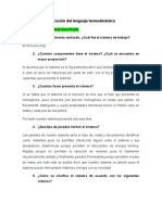 Aplicación Del Lenguaje Termodinámico