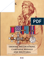 Spink Catalogue of Orders, Decorations, Campaign Medals and Militaria