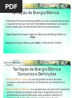 Tarifação de Energia Elétrica