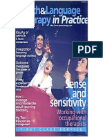 Speech & Language Therapy in Practice, Spring 2001