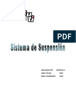 El Sistema de Suspensión Del Automovil Trabajo