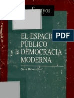 129303124 Nora Rabotnikof El Espacio Publico y La Democracia Moderna