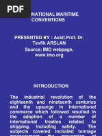 Download INTERNATIONAL MARITIME CONVENTIONSppt by Ashish Gill SN137202413 doc pdf