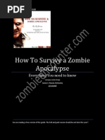 Download How to Survive a Zombie Apocalypse  by RJ Gentry SN13720568 doc pdf
