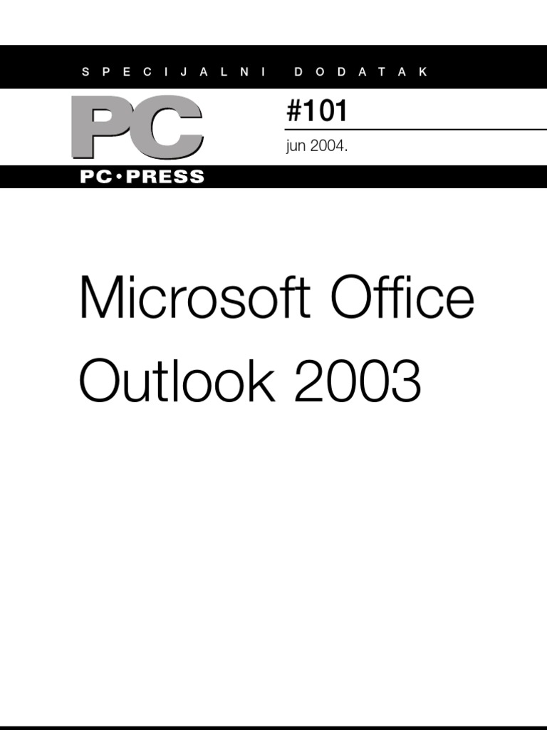 Microsoft Office Outlook 2003 | PDF