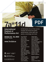 International Festival of Performance Art: Www.7a-11d.ca