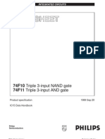 74F10 Triple 3-Input NAND Gate 74F11 Triple 3-Input AND Gate