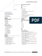 Interchange4thEd IntroLevel Grammar Worksheets AnswerKey