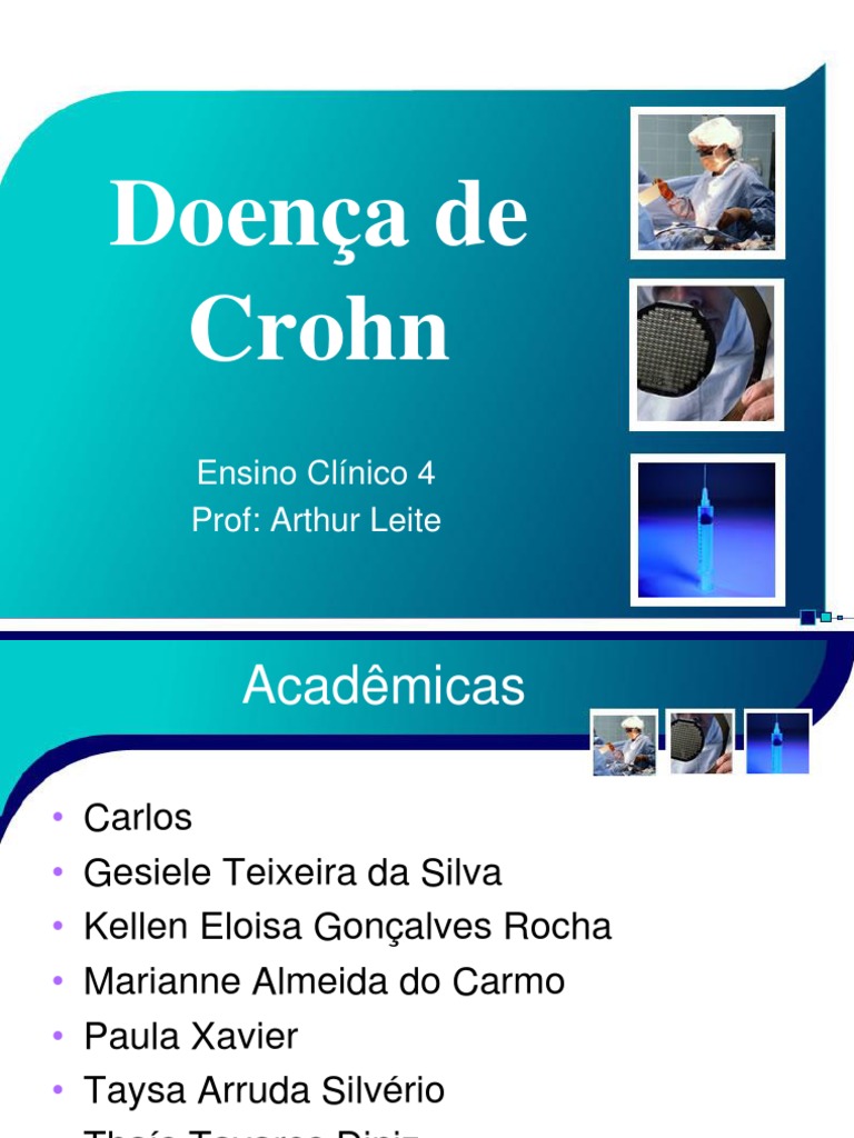 Doença de crohn (1).ppt | Doença de Crohn | Imunologia