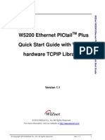 Quick Start Guide With HW TCPIP Library v1.1