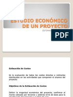 ESTUDIO ECON+ôMICO DE UN PROYECTO