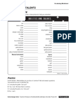 Interchange4thEd IntroLevel Unit10 Vocabulary Worksheet