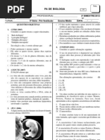 prova.pa.biologia.prevestibular Ecologia Classificação e  Embriologia.2bim