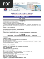 Diário da Justiça do Tribunal de Justiça da Bahia de 19.04.2013
