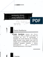 Emile Durkheim - Sociologia Geral