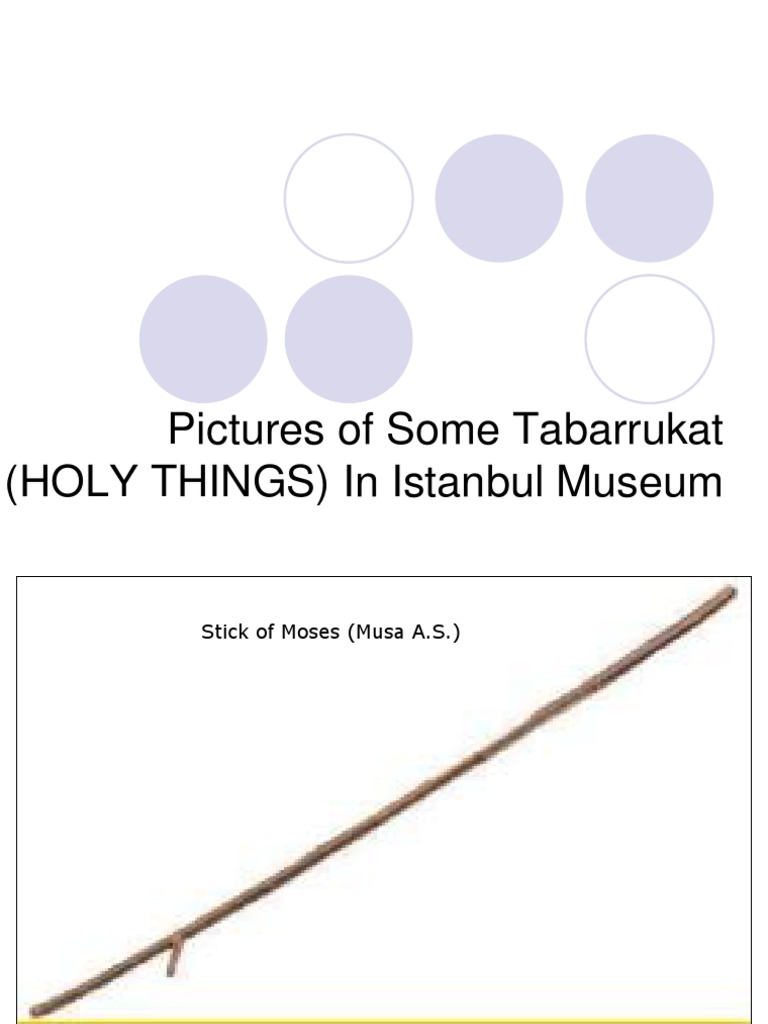 Holy Relics in Istanbul Museum | PDF | Classics