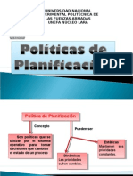 Politicas de Planificación