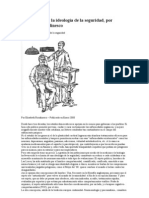 La Psicología y La Ideología de La Seguridad