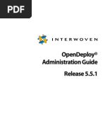OpenDeploy Administration