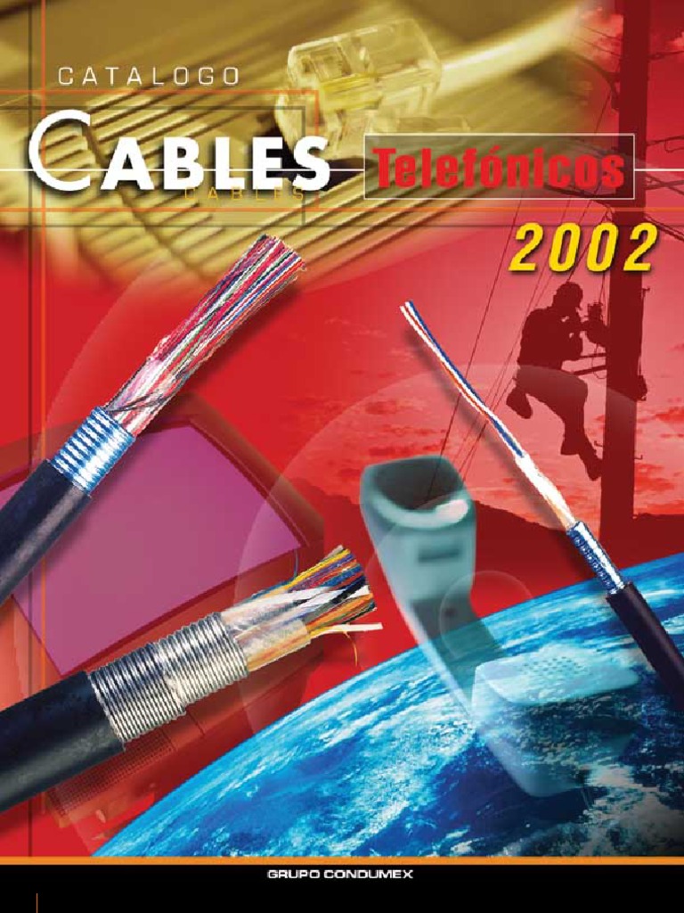 cable telefonico condumex.pdf Cobre Eletricidade