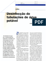 desinfecção de tubulações