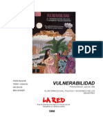 Vulnerabilidad y Desastres