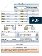 Pascoa 2013 - Lista de Preços PDF