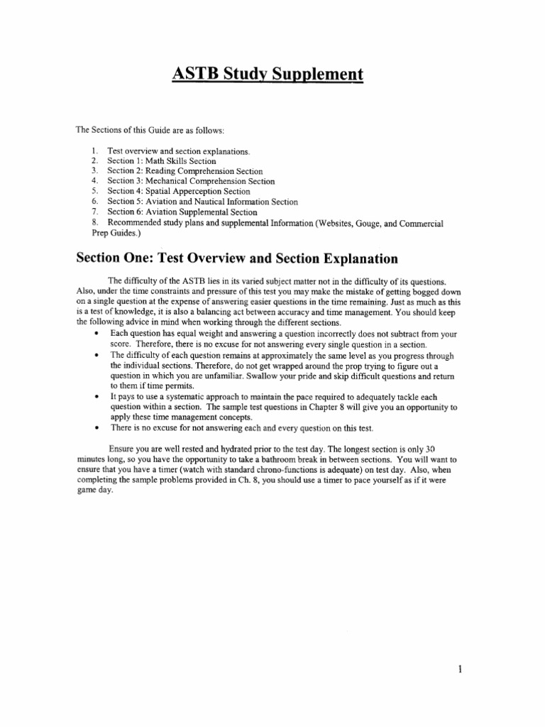 Astb Study Guide