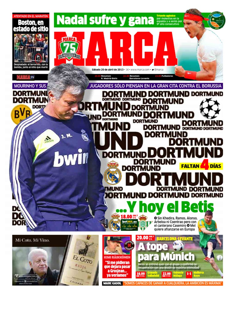 MARCA0420 | PDF | Real Madrid CF | FC Barcelona, image size:768x1024