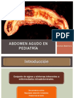 Abdomen Agudo en Pediatría