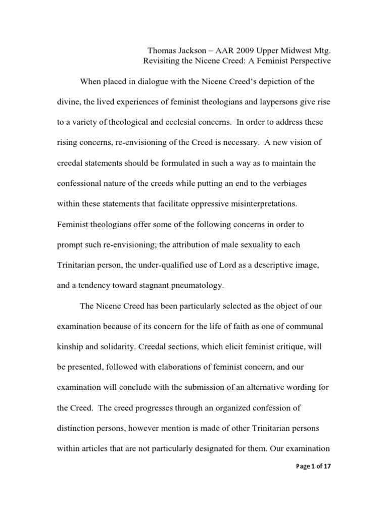 Apostles creed vs nicene creed picture