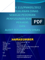 Teknis Penyusunan Laporan Perjadis Dan AUDIT PERJALANAN DINAS