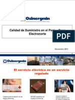 4 Calidad de Suministro Electrico en El Peru - Resultados Caso de Electronorte
