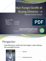 Menggambar Fungsi Grafik Di Ruang Dimensi - n Labu Elemeyer