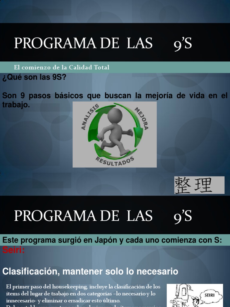 Programa de Las 9’s Disciplinas Conceptos psicologicos